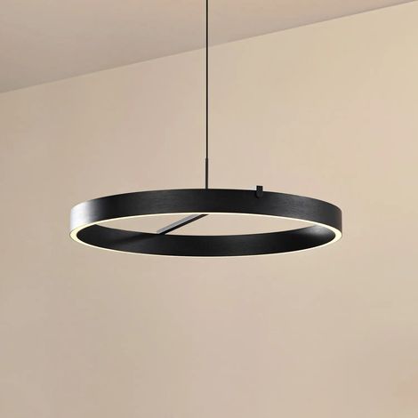 [GEBRAUCHT] B-Ware Lucande Led Hängelampe Pendelleuchte Rovan Schwarz Dimmbar Cct 60 Cm ø360