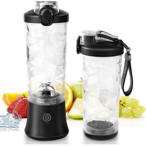 Mixeur à smoothie - Chronus - Portable - 590 ml - USB-C - Noir (1/5)