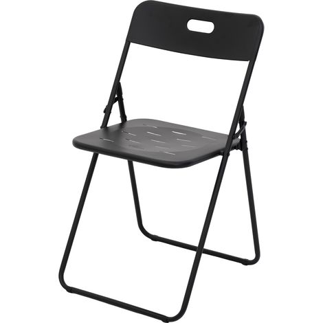 Set bistrot pieghevole da esterno 3 pezzi in acciaio con rivestimento E, nero (1/5)