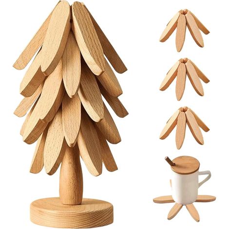 Dessous de plat, forme arbre, isolant thermique (1/5)