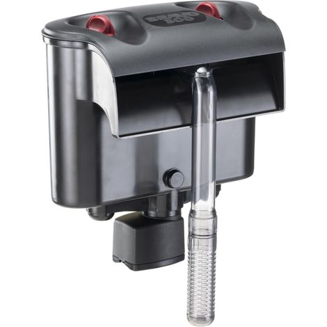 Filtre d'Aquarium, Pompe Cascade, Filtration et Oxygénation, Silencieux, se Fixe sur Le Bord de l'Aquarium, Débit 1050 l/h, pour Aquariums de 100 à 200 litres (1/3)