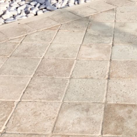 PAVE TRAVERTIN CLASSIC MIX VIEILLI 1ER C 15,215,23 cm (soit 792 u)