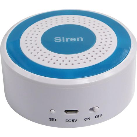 Drahtlose Innensirene für Alarm-Kit, Sie müssen mit dem Alarm-Host verbunden sein