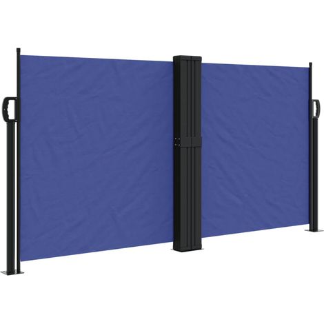 Auvent latéral rétractable bleu 120x1000 (1/5)