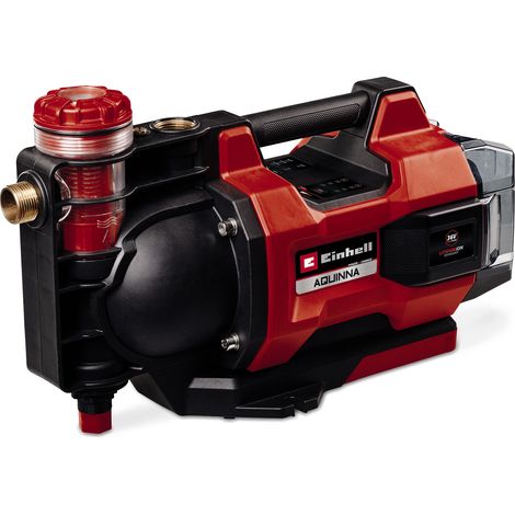 Einhell Pompe d'arrosage sans fil AQUINNA 36/38 F LED AUTOMATIQUE Solo PXC (36V, Débit max. 3,800 L/h, Pression 3,7bar) Livré sans batterie ni chargeur (1/5)
