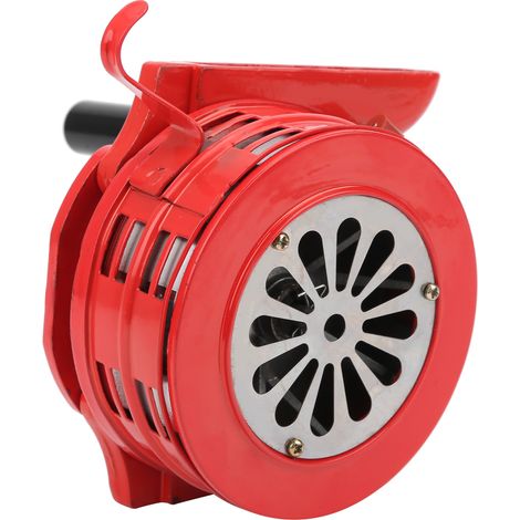 Sirène à manivelle rouge, portable, à commande manuelle, alarme pour écoles et services, 120 dB (1/5)