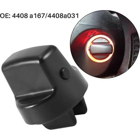 2 Stück Zündstartschalterknopfabdeckung und Einsatz für Mitsubishi Keyless Lancer Outlander 4408A167 4408A031 (1/5)
