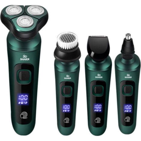 Rasoir électrique pour hommes, appareil à raser électrique, rasoir électrique avec écran LCD