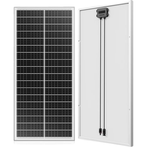 Solarpanel, monokristallin, hohe Effizienz, 100W (1/2)