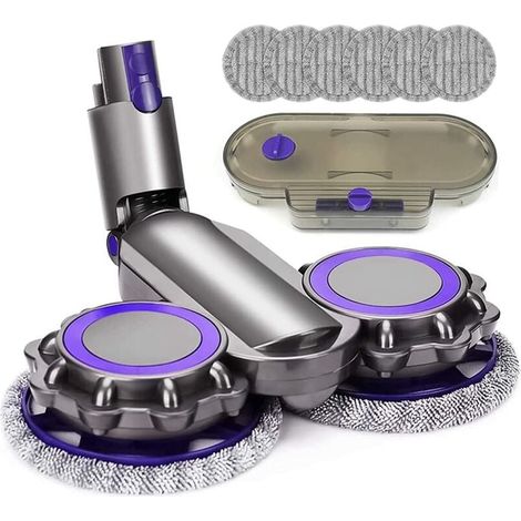 Elektrischer Wischkopf für Dyson V7 V8 V10 V11 V15 Ersatzteile für Akku-Staubsauger + Wassertank + 6 Wischpads (1/5)