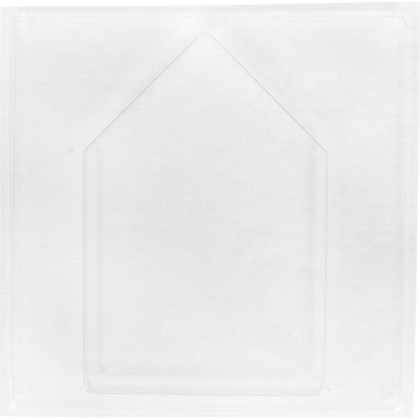 Moule en plastique PET : Maison 16x23,5x3cm transparent, 36061000 (1/3)