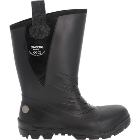 Stivali di sicurezza invernali Borne Singer Safety Nero 45