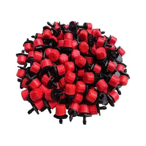 100pcs Micro Buses de Gicleurs, Irrigation Réglable pour Arrosage et Brumisation dans le Jardin (1/4)