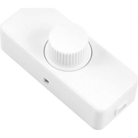 Gradateur de bord arrière LED 3-100W (variateur rotatif), utilisé pour LED dimmable, lampe à incandescence, lampe halogène, 220-240V, interrupteur enfichable CE, Blanc (1/5)