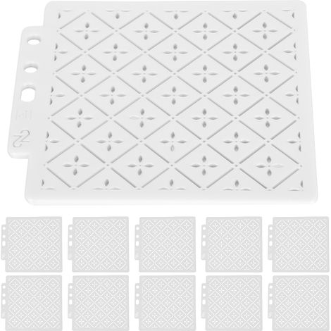 10Pcs Mandala Template Painting Drawing Stencils Reusable DIY Making Mold Art Supplies (1/5)