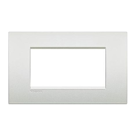 Lnc4804Pr Plaque Air 4 Modules Blanc Perle Livinglight