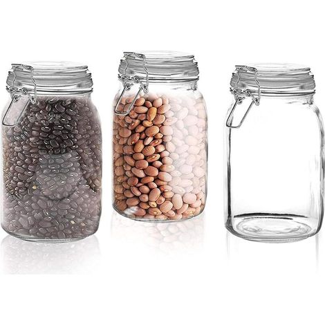 Bouteille de vin, thé, pot de conservation des aliments, confiture de cuisine, pot de conservation du miel (1/5)