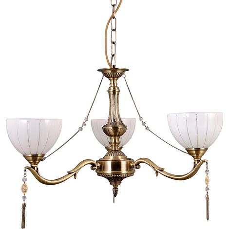Lampada a sospensione Baxio 3 E27 color oro italux MD38445-3 (1/3)