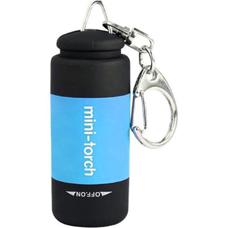 Mini lampe torche porte-clés, pochette rechargeable USB, lumière LED, étanche, portable, petite, pour une utilisation en extérieur, 1 unité. - AquaForge