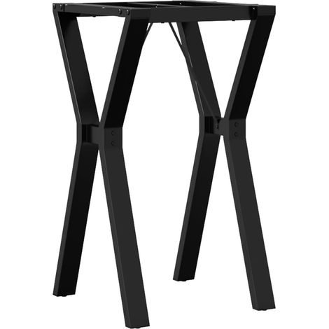 Maison Exclusive - Patas de mesa de comedor estructura Y acero 40