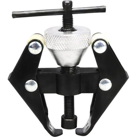 Extracteur de Bras D`essuie Glace, Outil Extracteur de Borne de Batterie, Extracteur de Petit Roulement pour Enlever et Entretenir Les Bras D'Essuie-Glace du Véhicule 2 Griffes (1/4)