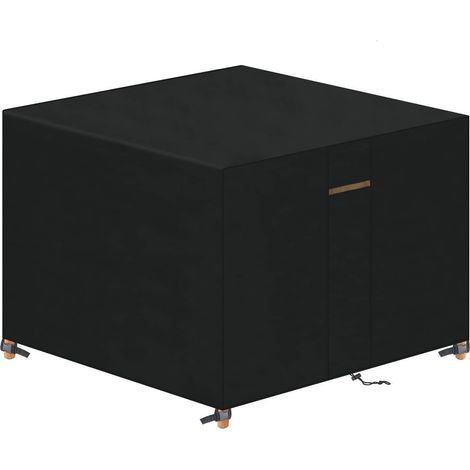 Gartenmöbel Abdeckung 90x90x90cm Quadratisch, Wasserdicht, Winddicht, UV-Schutz, 420D Oxford (1/5)
