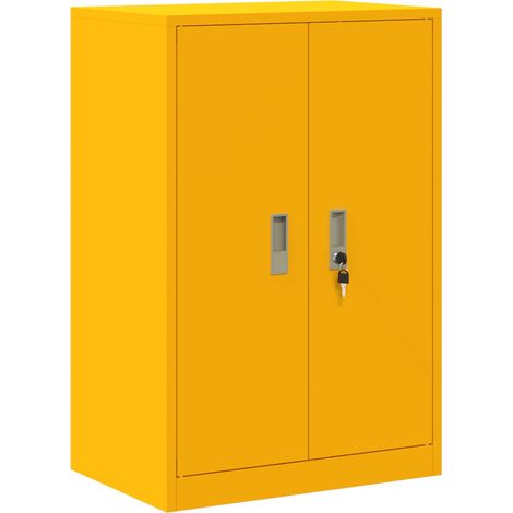 Maison Exclusive - Armario de almacenamiento Amarillo Mostaza 60