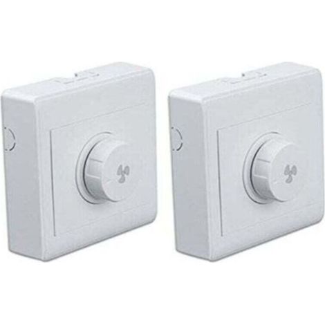Lot de 2 variateurs de vitesse pour ventilateur de plafond 300 W, 220 V, 10 A, panneau de commande (1/4)