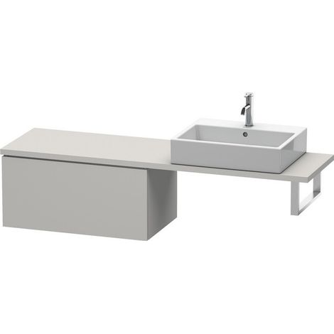 Consolle bassa L-CUBE 820x477x400mm cemento