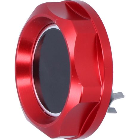 Bouchon de remplissage d'huile moteur en alliage d'aluminium anodisé, accessoire de remplacement pour Mitsubishi rouge (1/5)