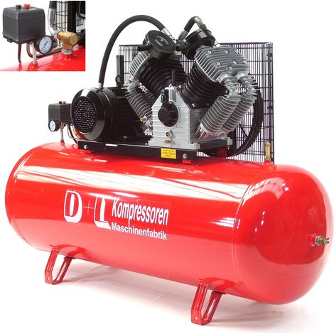 Druckluft Kompressor Kolbenkompressor 1800L 15PS 500l 11bar Werkstattkompressor (1/5)
