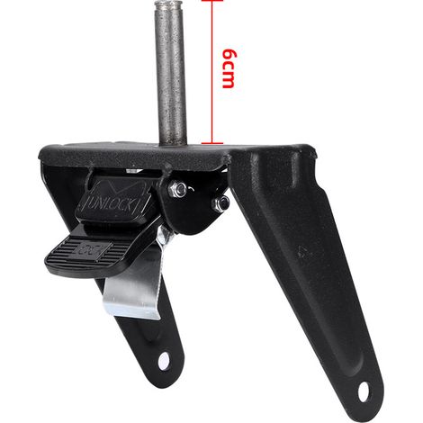 Pieds de fourche avant en métal (compatibles avec les roues de 7 pouces), universels, durables, accessoire pour camping-car/chariot.
