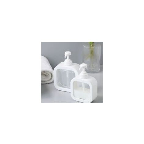 2 Stück 500-ml-Seifenspender, nachfüllbarer Seifenspender, Seifenspender für Küche und Bad, Spülmittelspender (1/5)