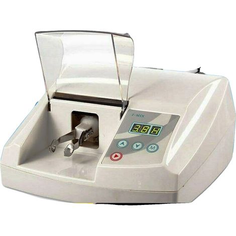 Amalgamador dental, 35 W de potencia, control por microprocesador, velocidad ajustable, temporizador programable, alimentación de CA. (1/5)