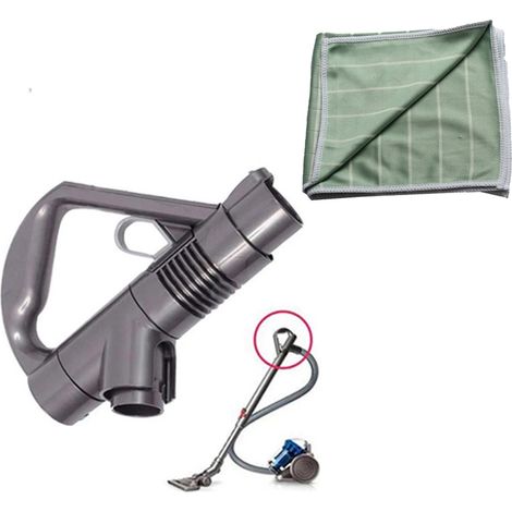 Poignée compatible pour Dyson DC33 DC19 DC52 DC29 DC26 DC36 DC37 DC46 DC33C DC48917276-01,Livré également avec un chiffon