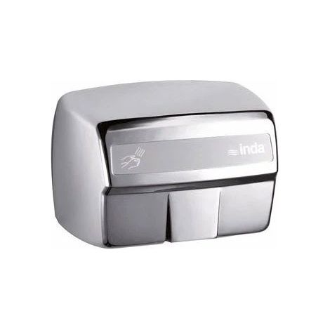Inda Hotellerie asciugamani elettrico con termostato di sicurezza, finitura cromo AV473ACR (1/2)