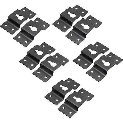 Enceinte Mur Supporte de Montage Ceiling Support Pince Surround Enceinte Rear Hook Hanger Plate pour Enceinte (1/5)