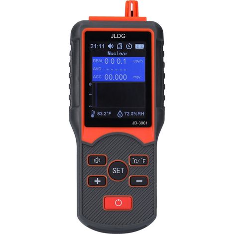 Compteur Geiger complet + détecteur de rayonnement électromagnétique, prise en charge de la détection de température et d'humidité (1/5)