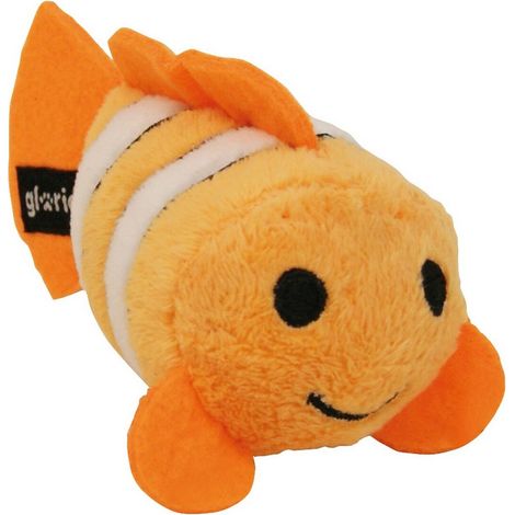 Gloria Stuffed Dog Taglia 11 cm - Teddy Oleg - Toy Dog - Peluche con Suono - texture morbida - Altamente resistente - Ideale per cuccioli/Cani - Arancione
