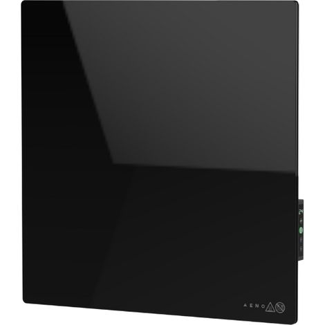 Aeno GH12S Glaswandheizung 500W IR- und Konvektions-App + Schwarze Frontplatte (1/4)