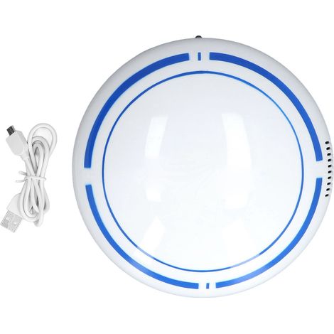 Ortviai Robot Aspirateur Intelligent Automatique pour Maison – ABS, 19 cm, Bleu et Blanc, Batterie Intégrée 1500 mAh (1/5)