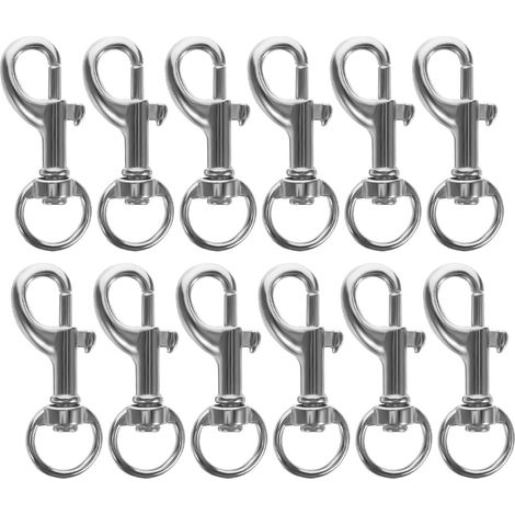 40 boucles métalliques en alliage de zinc pour laisses chien (1/5)