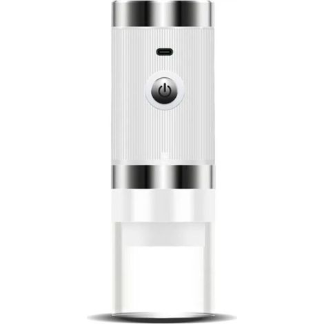 Portable Coffee Machine, Portable Electric Coffee Grinder, Fully Automatic, White (1/5)