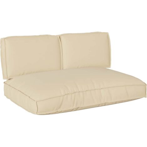 Kissenset Oxford-Stoff Beige 120 x 80 x 52 cm vidaXL (1/5)