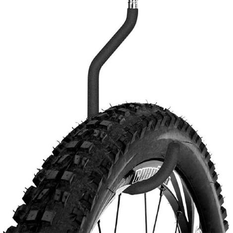 Crochets muraux pour vélo de garage, lot de 8 crochets noirs pour suspendre des vélos de course de montagne, BMX et tous les types, crochets multifonctions de grand format (1/3)
