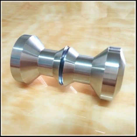 1 paire Bouton de porte, Porte de Douche Poignées pour Salle de Bain, Cuisine, Maison, Bureau, Hôtel, inox (1/5)