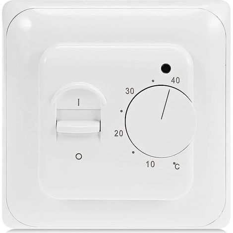 Manueller Raumthermostat für Fußbodenheizung elektrischer Regler mit Sensor, 230 V 16 A eingebauter elektrischer Fußbodenheizungsregler, 220 V. (1/3)