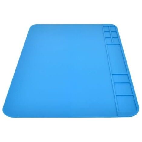 Tapis de soudure résistant à la chaleur Tapis de travail en silicone Tapis de travail de réparation d'ordinateur Outil de (1/3)
