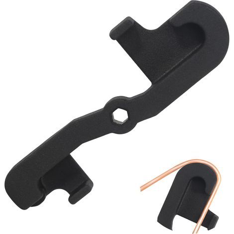 Attrezzo per piegare il tubo del freno - Attrezzo per piegare la linea del freno - Diametro 4,75 mm - Diametro ridotto - Resistente all'usura - Pratico - Nero (1/5)