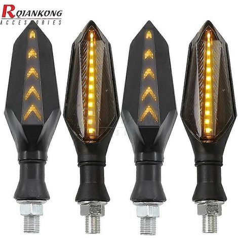 2 Stück Motorradscheinwerfer U2 Fern- und Abblendlicht LED-Fahrscheinwerferlampe Schwarz Zusatzlampe 1200LM 30W 12V Motocross-Teile --4 Stück3